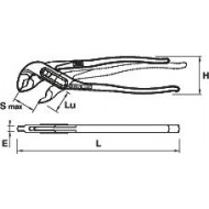 PINCES MULTIPRISES FORTECH 240MM, PINCES, CISAILLES