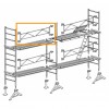 GARDE-CORPS FIXE 3 M - GAMME ECHAFAUDAGE DE MACON - VITO49 - ALTRAD - Réf: J00072