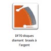 DISQUE DIAMANT DF70 - COUPE A SEC POUR MEULEUSE - GOLZ