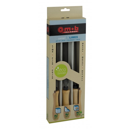 COFFRET 3 LIMES BOIS 200 MDX - GAMME SCIAGE