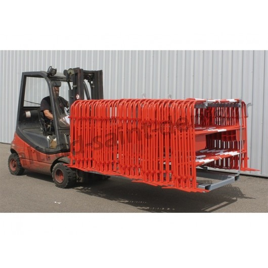 châssis de transport ALTRAD avec fourreaux pour chariot élévateur châssis de transport ALTRAD avec fourreaux pour chariot élévateur