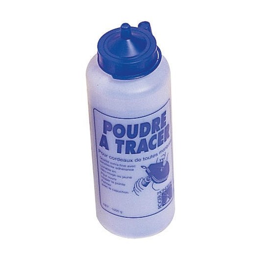 POUDRE À TRACER 1 KG BLEUE - GAMME OUTILS ET EQUIPEMENT DE CHANTIER - MONDELIN