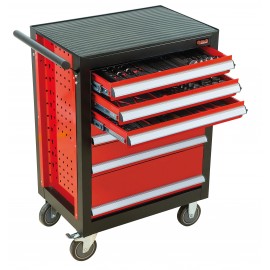 Servante à outils complète MOB Baseliner 6 tiroirs 173 pièces 9515173601