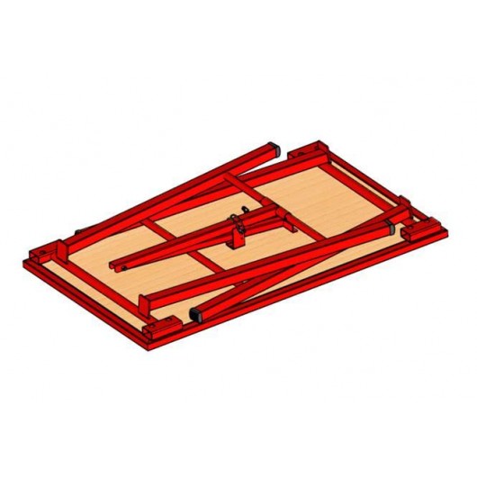 MOB Table de Monteur 9610100001 : Établi Pliant Acier & Hêtre Haute Stabilité