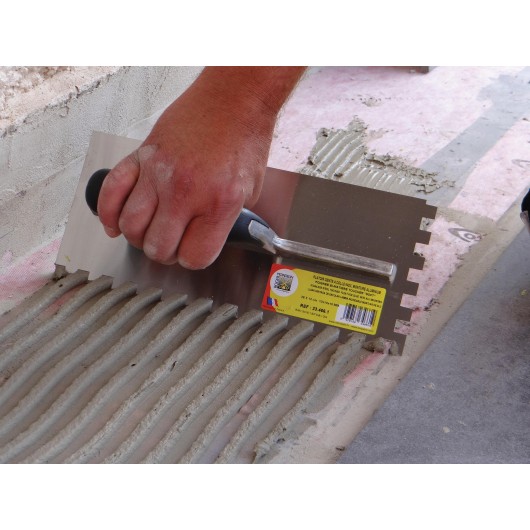 MONDELIN Platoir BIMAT Denté Carré 10x10x10 mm : Maîtrise et Confort Inox Pro