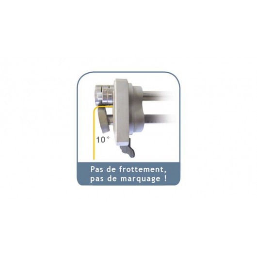 PLIEUSE A MAIN SIMPLE COLONNE - 2 ROULEAUX DE GUIDAGE - JOUANEL - REF: PLIMSC2