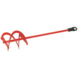 Malaxeur hélicoïdal Taliaplast 340406 vue d'ensemble 400 mm tige hexagonale et hélice Ø 90 mm