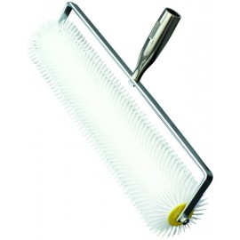 Rouleau à débuller 50 cm Taliaplast 442502 vue d'ensemble avec pics 3 cm et structure alliage zinc