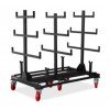 RACK MOBILE PIPERACK 2 TONNES - PR2 - MANUTENTION ET STOCKAGE DE CHANTIER - ARMORGARD