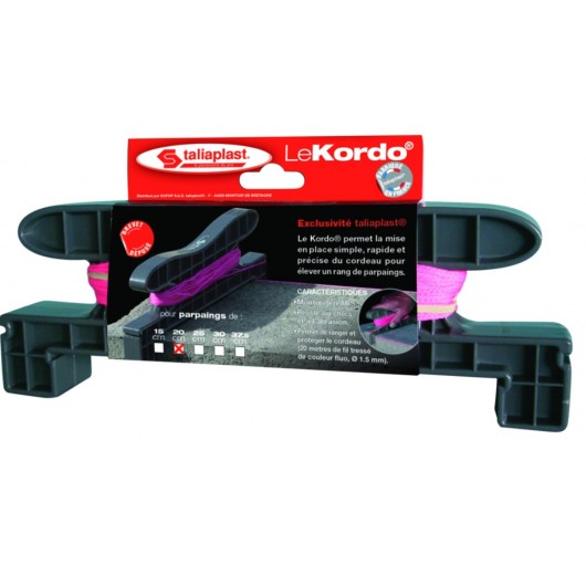 KORDO LARGEUR 150MM AVEC DRISSE FLUO ROSE 1,5MMX20M GAMME OUTILS DE MAÇONS - TALIAPLAST KORDO LARGEUR 150MM AVEC DRISSE FLUO ROSE 1,5MMX20M GAMME OUTILS DE MAÇONS - TALIAPLAST