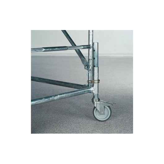 PIEDS A ROUE REGLABE - ECHAFAUDAGE ROULANT GENERIS 300/4 - ACIER - TUBESCA COMABI PIEDS A ROUE REGLABE - ECHAFAUDAGE ROULANT GENERIS 300/4 - ACIER - TUBESCA COMABI