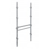 CADRE "H" - 2M - POUR ECHAFAUDAGE F3000 - ACIER - DUARIB