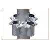 MONTANT DE DEPART - 0.37M - POUR ECHAFAUDAGE MULTI 4X - ACIER - DUARIB MONTANT DE DEPART - 0.37M - POUR ECHAFAUDAGE MULTI 4X - ACIER - DUARIB