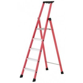 Escabeau électricien 5 marches en fibre de verre Tubesca Compact isolé pour travaux sous tension.