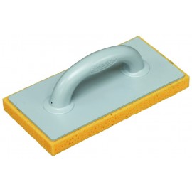 Platoir de carreleur Taliaplast 302221 éponge hydro lisse jaune vue d'ensemble 28 × 14 cm