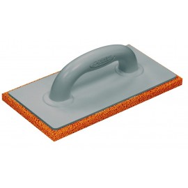 Taloche mousse caoutchouc orange Taliaplast 28 × 14 cm vue d'ensemble avec manche ergonomique
