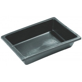 Auge de maçon plastique 3 litres Taliaplast 310201 vue d'ensemble noire 32 × 22 × 6,5 cm
