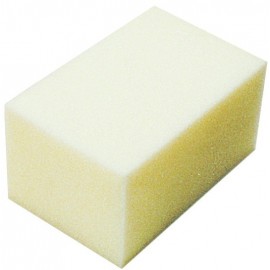 EPONGE MOUSSE SYNTHETIQUE BLANCHE 15X10X8CM - GAMME ÉPONGES - TALIAPLAST