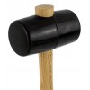 MAILLET CAOUTCHOUC FORME CARRELEUR NOIR - GAMME MARTEAUX ET OUTILS FORGES - MOB