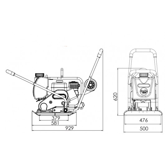 ALTRAD PCX 20A : Dameuse Thermique Spéciale Enrobés