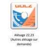 DISQUE DIAMANT DS30, COUPE A SEC OU A EAU POUR MEULEUSE OU RAINUREUSE - Ø 180 MM / ALESAGE 22.23 MM - BETON - GOLZ