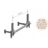 CHARIOT POUR POUTRE ALUMINIUM - POUR ECHAFAUDAGES F3000, F3000 ALU ET MULTI 4X - DUARIB
