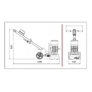 PONCEUSE A BETON CUBGRINDER - RECTIFICATION CORRECTION PREPARATION AU SOL -  GAMME SURFACAGE SOLS - PACLITE