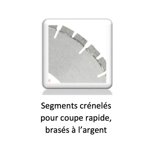DISQUE DIAMANT GN30, COUPE A EAU - POUR SCIE A EAU SUR TABLE - Ø 400 MM / ALESAGE 25.40 MM - GOLZ DISQUE DIAMANT GN30, COUPE A EAU - POUR SCIE A EAU SUR TABLE - Ø 400 MM / ALESAGE 25.40 MM - GOLZ