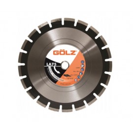 DISQUE DIAMANT LA75, COUPE A SEC OU A EAU - POUR DECOUPEUSE - Ø 300 MM / ALESAGE 20 MM - GOLZ