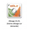 DISQUE DIAMANT LGB30, COUPE A SEC - POUR MEULEUSE - Ø 230 MM / ALESAGE 22.23 MM - GOLZ