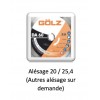 DISQUE DIAMANT DA60, COUPE A SEC OU A EAU - POUR DECOUPEUSE -  Ø 350 MM / ALESAGE 25.40 MM - GOLZ