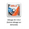 DISQUE DIAMANT LCA65, COUPE A SEC OU A EAU - POUR SCIE A SOL OU DECOUPEUSE - Ø 400 MM / ALESAGE 25.40 MM - GOLZ