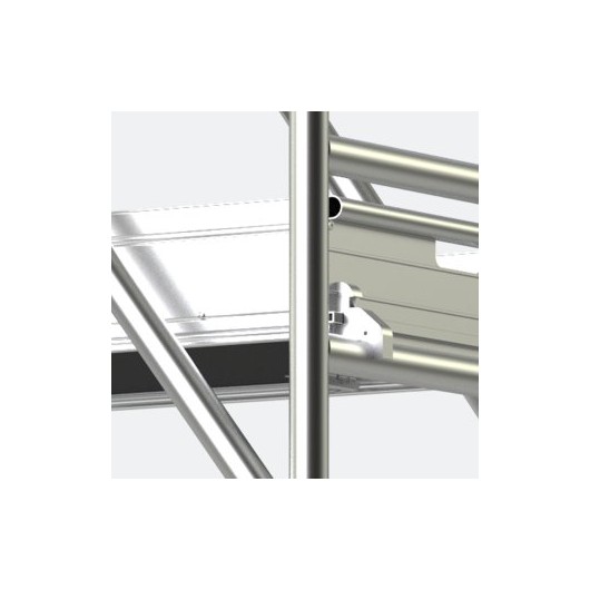 ECHAFAUDAGE ROULANT NEOLIUM 200 BOX - HAUTEUR DE TRAVAIL : 4 M - ALUMINIUM - TUBESCA COMABI