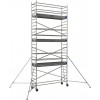 ECHAFAUDAGE ROULANT NEOLIUM 300 LINE - HAUTEUR TRAVAIL : 4 M - ALUMINIUM - TUBESCA COMABI