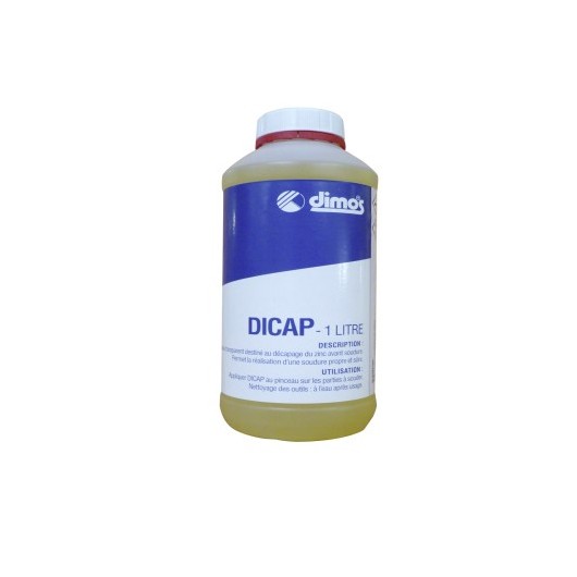Dimos DICAP 1L : Décapant Zinc et Métal pour Soudure Couverture