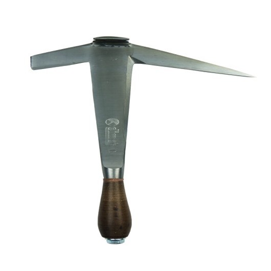 MARTELLERIE MARTEAU DE COUVREUR MANCHE CUIR PANNE COURTE POUR DROITIER  - DIMOS