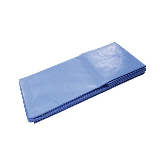 BACHES BLEUE A OEILLETS L 8M L 6M - 220G/M2 EN POLYETHYLENE PEHD  - DIMOS