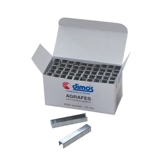 MARTELLERIE BOÎTE DE 5000 AGRAFES 10MM - DIMOS