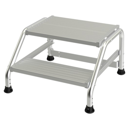 TUBESCA-COMABI - Marchepied MODUL - 2 marches - Idéal pour l'industrie - aluminium