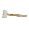 MAILLET NYLON EMBOUT ROND Ø 60 MM SUR 110 MM, MANCHE BOIS - GAMME JOINT DEBOUT - OUTILLAGE A MAIN - JOUANEL - Réf: MAR60