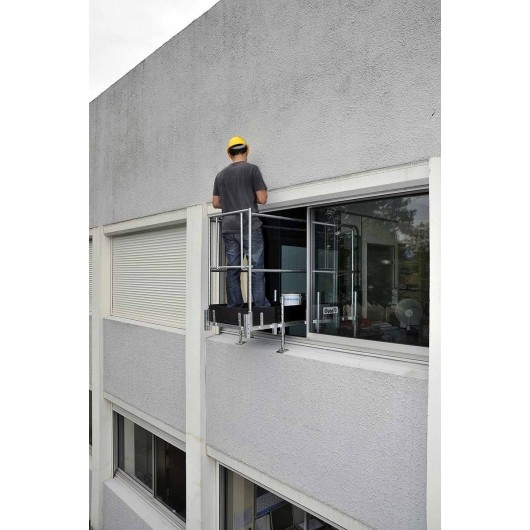 PLATE-FORME DE TRAVAIL EN DEPORT D'UNE FENETRE - ECUREUIL - HAUTEUR DE TRAVAIL JUSQU'À 3.30M - DUARIB PLATE-FORME DE TRAVAIL EN DEPORT D'UNE FENETRE - ECUREUIL - HAUTEUR DE TRAVAIL JUSQU'À 3.30M - DUARIB