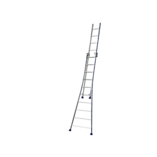 ECHELLE UNIVERSELLE - PLATINIUM TRANSFORMABLE 2 PLANS - 2X8 MARCHES - HAUTEUR D'ACCES MAXIMUM 4.94 M - TUBESCA COMABI ECHELLE UNIVERSELLE - PLATINIUM TRANSFORMABLE 2 PLANS - 2X8 MARCHES - HAUTEUR D'ACCES MAXIMUM 4.94 M - TUBESCA COMABI