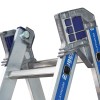 ECHELLE UNIVERSELLE - PLATINIUM TRANSFORMABLE 2 PLANS - 2X8 MARCHES - HAUTEUR D'ACCES MAXIMUM 4.94 M - TUBESCA COMABI ECHELLE UNIVERSELLE - PLATINIUM TRANSFORMABLE 2 PLANS - 2X8 MARCHES - HAUTEUR D'ACCES MAXIMUM 4.94 M - TUBESCA COMABI