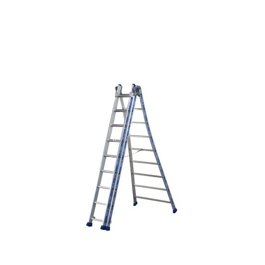 ECHELLE UNIVERSELLE - PLATINIUM TRANSFORMABLE 3 PLANS - 3X7 MARCHES - HAUTEUR D'ACCES MAXIMUM 5.80 M - TUBESCA COMABI ECHELLE UNIVERSELLE - PLATINIUM TRANSFORMABLE 3 PLANS - 3X7 MARCHES - HAUTEUR D'ACCES MAXIMUM 5.80 M - TUBESCA COMABI