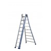ECHELLE UNIVERSELLE - PLATINIUM TRANSFORMABLE 3 PLANS - 3X12 MARCHES - HAUTEUR D'ACCES MAXIMUM 8.59 M - TUBESCA COMABI