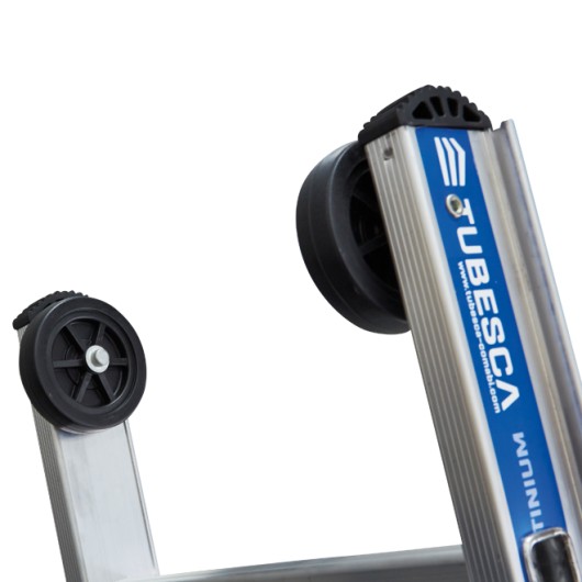 ECHELLE UNIVERSELLE - PLATINIUM 300 COULISSE À CORDE 2 PLANS - 2X16 MARCHES - HAUTEUR D'ACCES MAXIMUM 8.92 M - TUBESCA COMABI