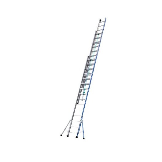ECHELLE UNIVERSELLE - PLATINIUM 300 COULISSE À CORDE 3 PLANS - 3X16 MARCHES - HAUTEUR D'ACCES MAXIMUM 12.29 M - TUBESCA COMABI
