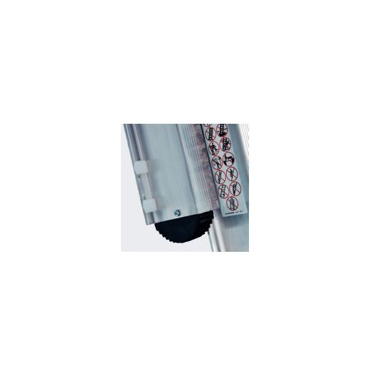 ECHELLE UNIVERSELLE - PLATINIUM 300 COULISSE À CORDE 3 PLANS - 3X16 MARCHES - HAUTEUR D'ACCES MAXIMUM 12.29 M - TUBESCA COMABI