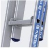 ECHELLE PLATINIUM COULISSE À MAIN 2 PLANS A CROCHETS A FIXER - 2x7 MARCHES - HAUTEUR D'ACCES MAX. 4.40M - TUBESCA COMABI