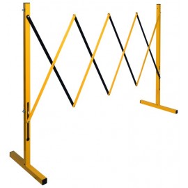 BARRIERE EXTENSIBLE DE CHANTIER JAUNE ET NOIRE - TALIAPLAST